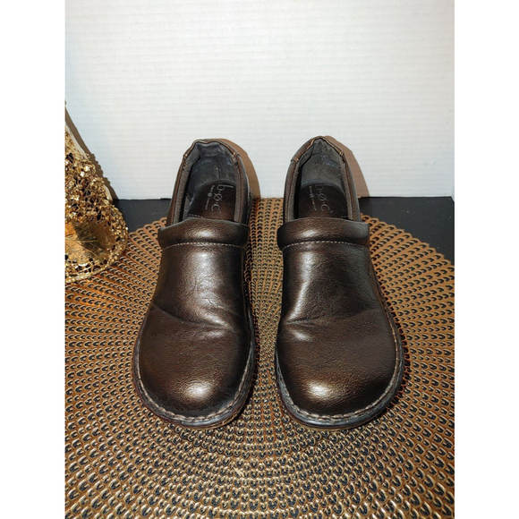 Born Toby Duo Bronzed Metallic Leather Size 7M - Picture 2 of 5